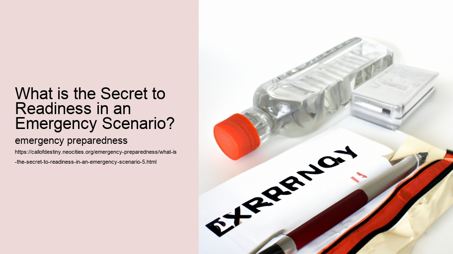 What is the Secret to Readiness in an Emergency Scenario?